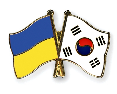 Fahnen Pins Ukraine Sdkorea