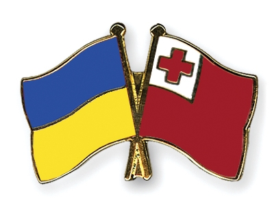 Fahnen Pins Ukraine Tonga