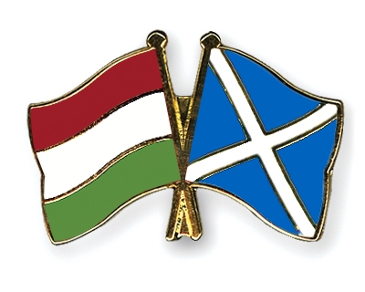 Fahnen Pins Ungarn Schottland