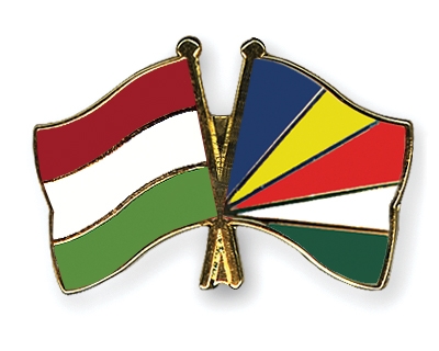 Fahnen Pins Ungarn Seychellen