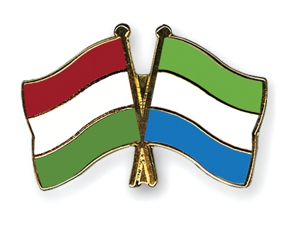 Fahnen Pins Ungarn Sierra-Leone