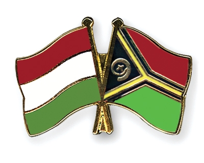 Fahnen Pins Ungarn Vanuatu