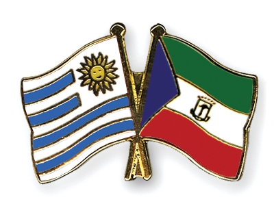 Fahnen Pins Uruguay quatorialguinea