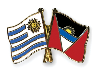 Fahnen Pins Uruguay Antigua-und-Barbuda