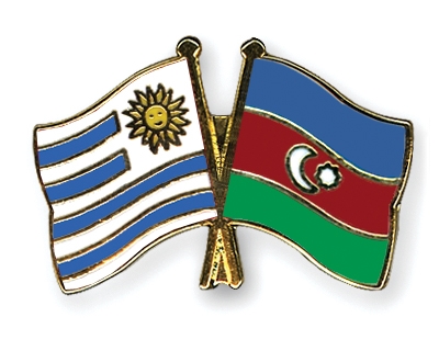 Fahnen Pins Uruguay Aserbaidschan