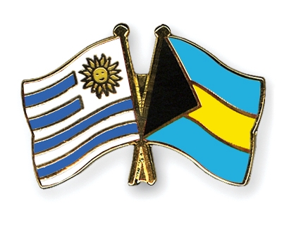 Fahnen Pins Uruguay Bahamas