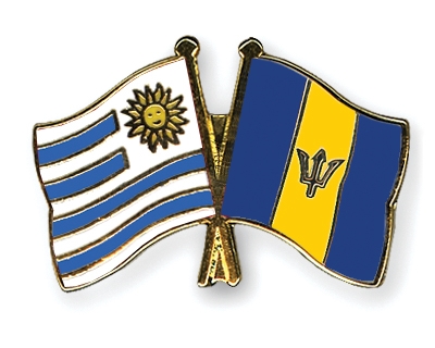 Fahnen Pins Uruguay Barbados