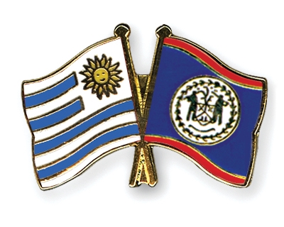 Fahnen Pins Uruguay Belize
