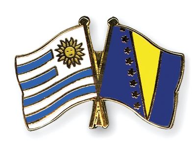 Fahnen Pins Uruguay Bosnien-und-Herzegowina