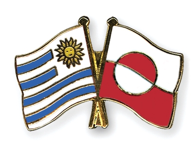 Fahnen Pins Uruguay Grnland