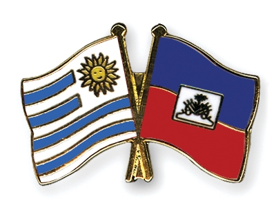Fahnen Pins Uruguay Haiti