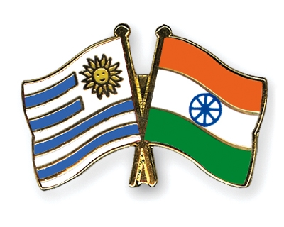 Fahnen Pins Uruguay Indien