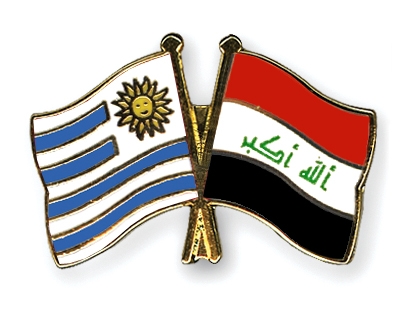 Fahnen Pins Uruguay Irak
