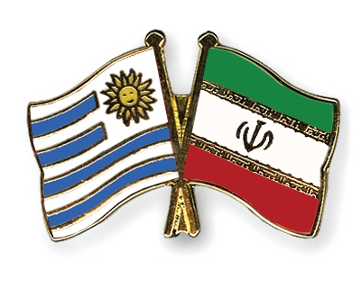 Fahnen Pins Uruguay Iran
