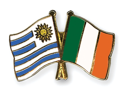 Fahnen Pins Uruguay Irland
