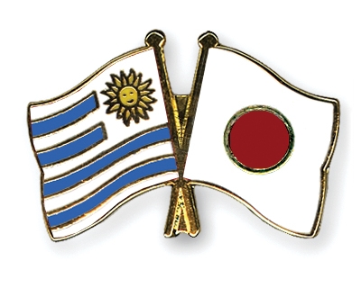Fahnen Pins Uruguay Japan