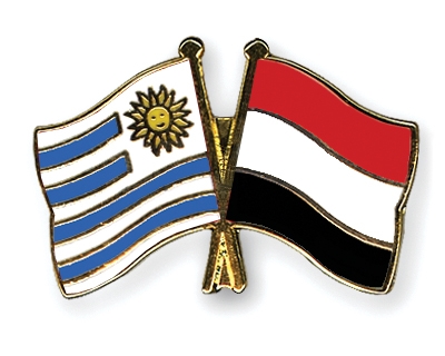 Fahnen Pins Uruguay Jemen