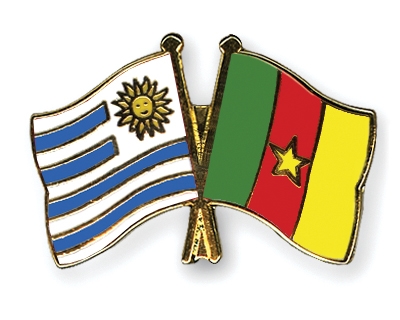 Fahnen Pins Uruguay Kamerun