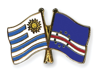Fahnen Pins Uruguay Kap-Verde