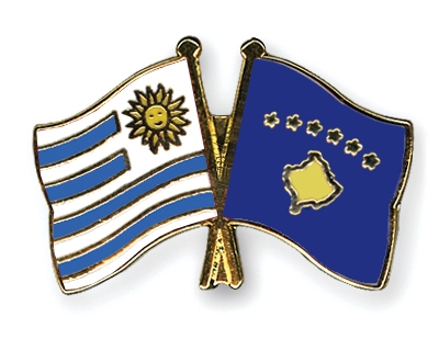 Fahnen Pins Uruguay Kosovo
