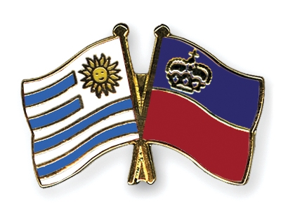 Fahnen Pins Uruguay Liechtenstein