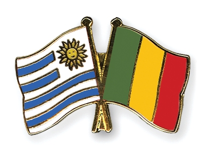 Fahnen Pins Uruguay Mali