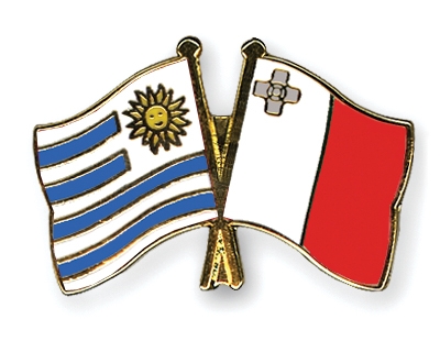 Fahnen Pins Uruguay Malta
