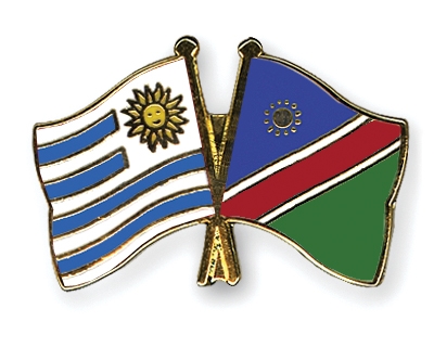 Fahnen Pins Uruguay Namibia