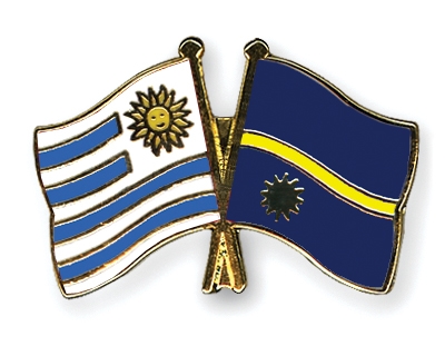 Fahnen Pins Uruguay Nauru