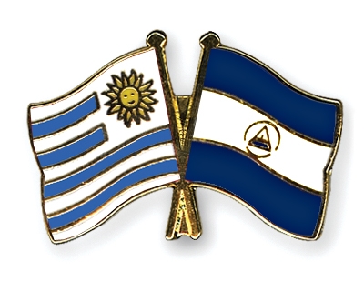 Fahnen Pins Uruguay Nicaragua