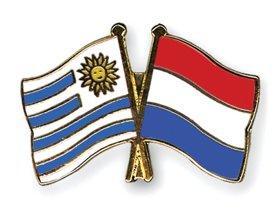 Fahnen Pins Uruguay Niederlande