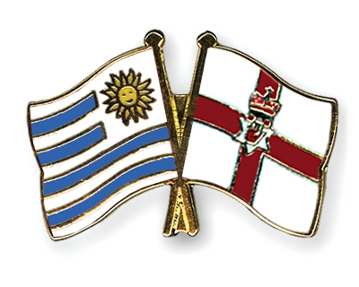 Fahnen Pins Uruguay Nordirland