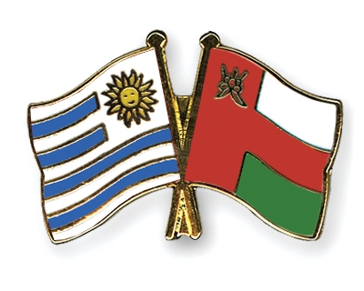 Fahnen Pins Uruguay Oman