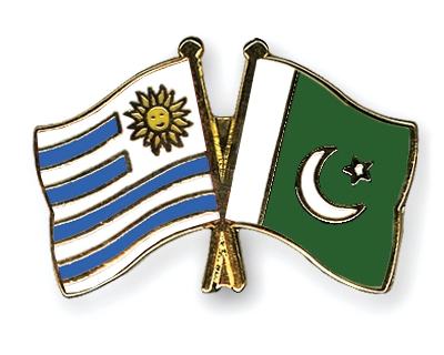 Fahnen Pins Uruguay Pakistan