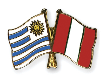 Fahnen Pins Uruguay Peru