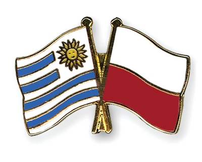 Fahnen Pins Uruguay Polen