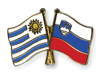 Fahnen Pins Uruguay Slowenien