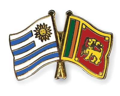 Fahnen Pins Uruguay Sri-Lanka