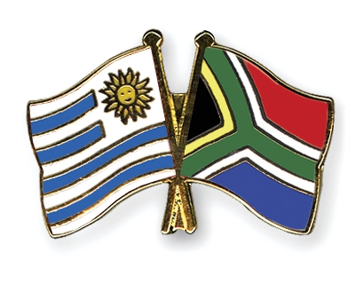 Fahnen Pins Uruguay Sdafrika