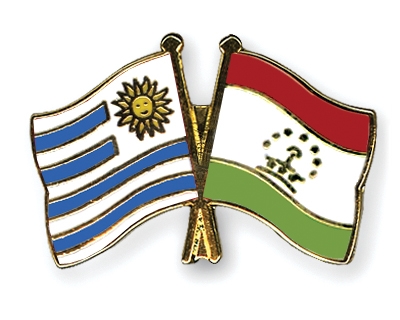 Fahnen Pins Uruguay Tadschikistan