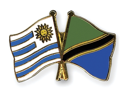 Fahnen Pins Uruguay Tansania