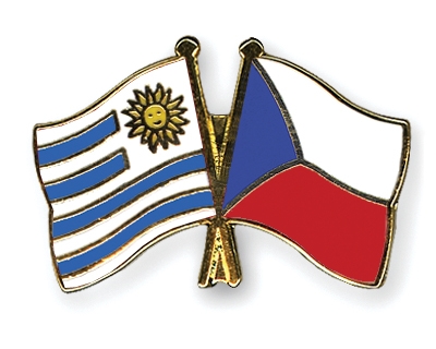 Fahnen Pins Uruguay Tschechische-Republik