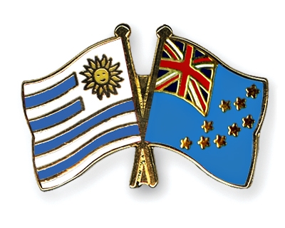 Fahnen Pins Uruguay Tuvalu