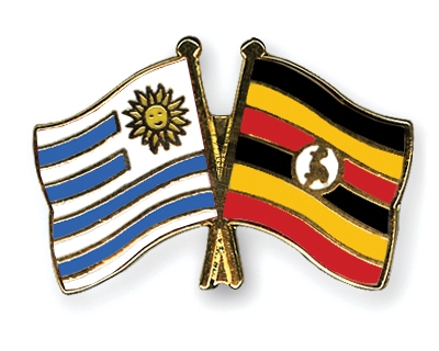 Fahnen Pins Uruguay Uganda