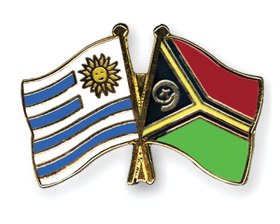 Fahnen Pins Uruguay Vanuatu