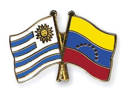 Fahnen Pins Uruguay Venezuela