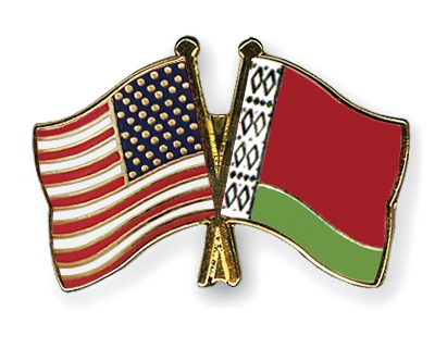 Fahnen Pins USA Belarus