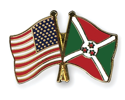 Fahnen Pins USA Burundi