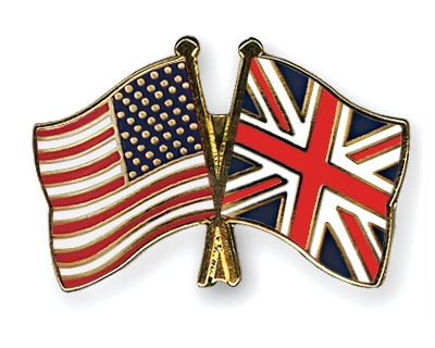 Fahnen Pins USA Grossbritannien