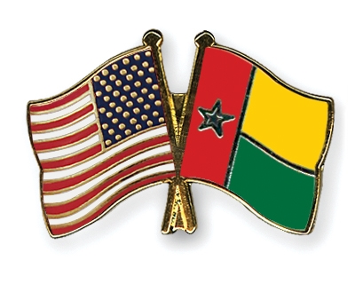 Fahnen Pins USA Guinea-Bissau